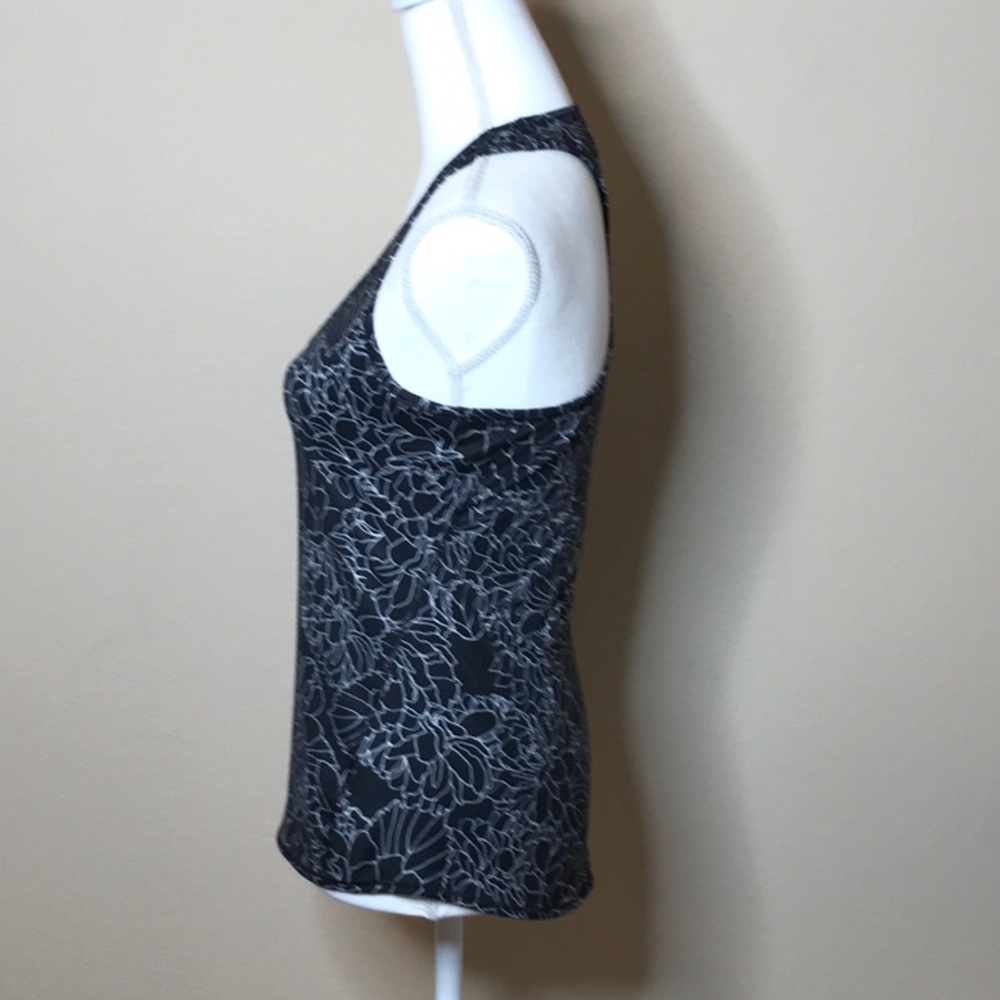 ATHLETA Black Floral Tank - Picture 5 of 9